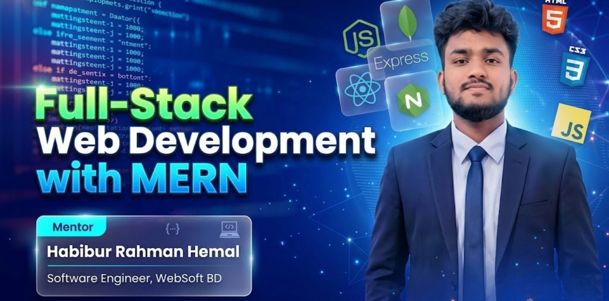 Full-stack web development with MERN