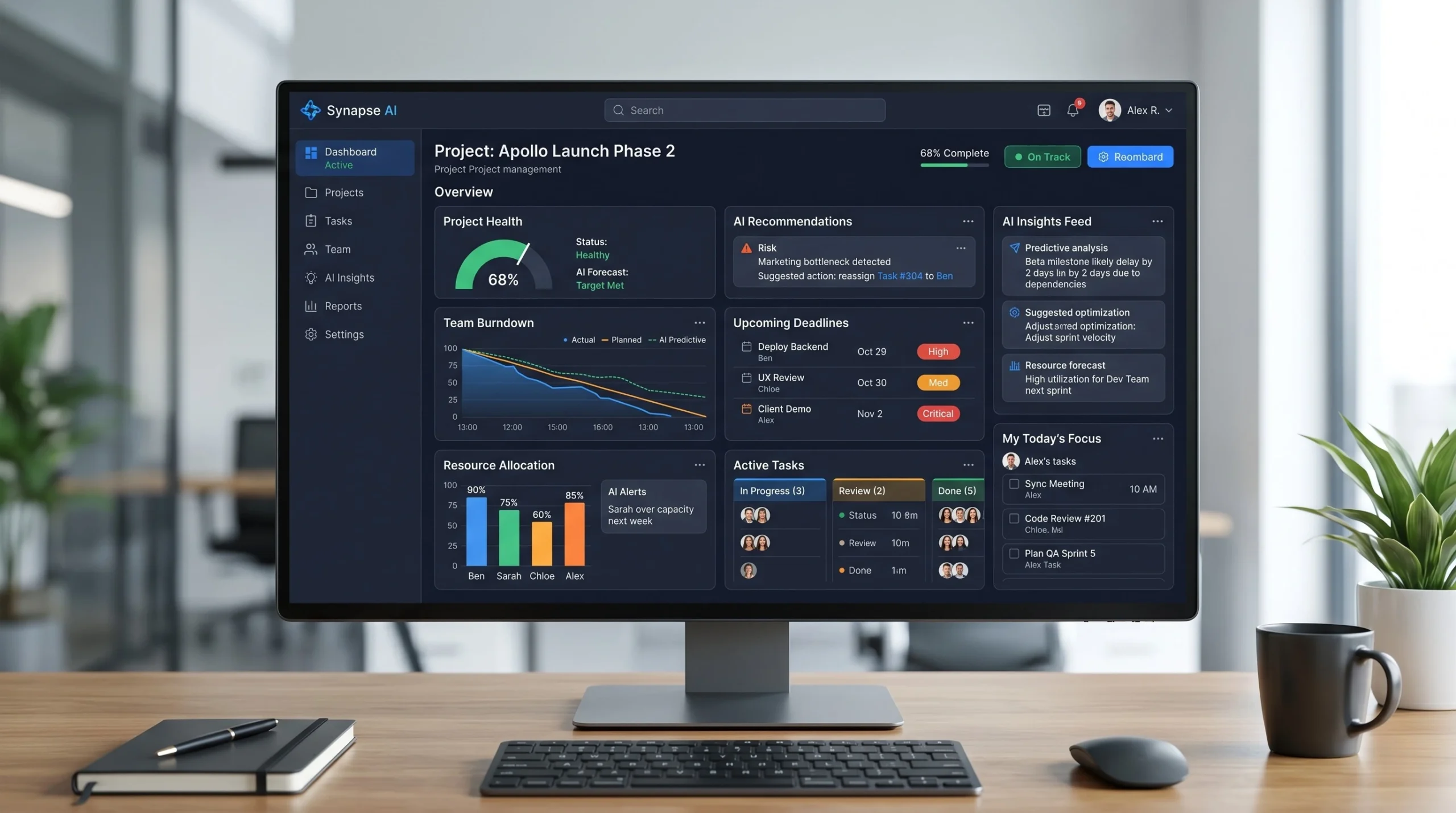 SaaS Dashboard Project